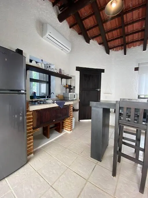 Estudio A Unos Pasos De La Playa En Planta Alta 신데 델 카르멘 아파트